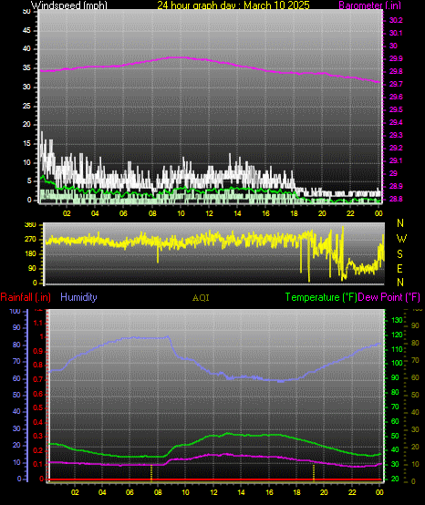 24 Hour Graph for Day 10