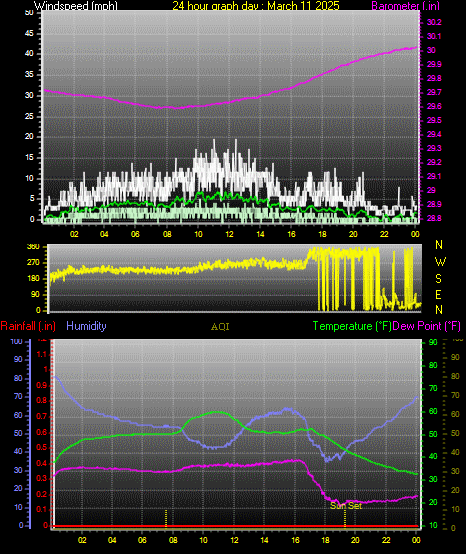 24 Hour Graph for Day 11