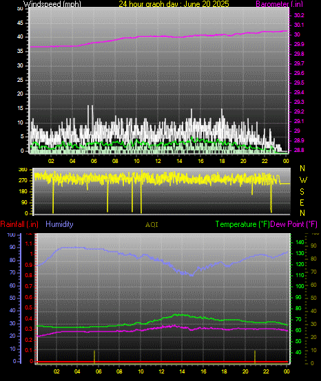 24 Hour Graph for Day 20