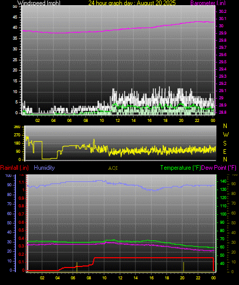 24 Hour Graph for Day 20