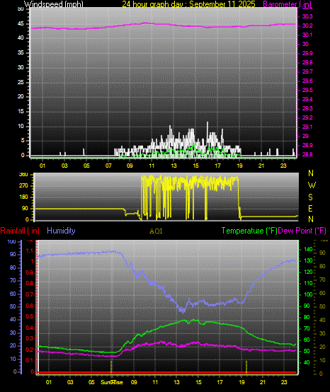 24 Hour Graph for Day 11