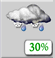 Chance Rain/Snow. Chance for Measurable Precipitation 30% Chance Rain/Snow. Chance for Measurable Precipitation 30%